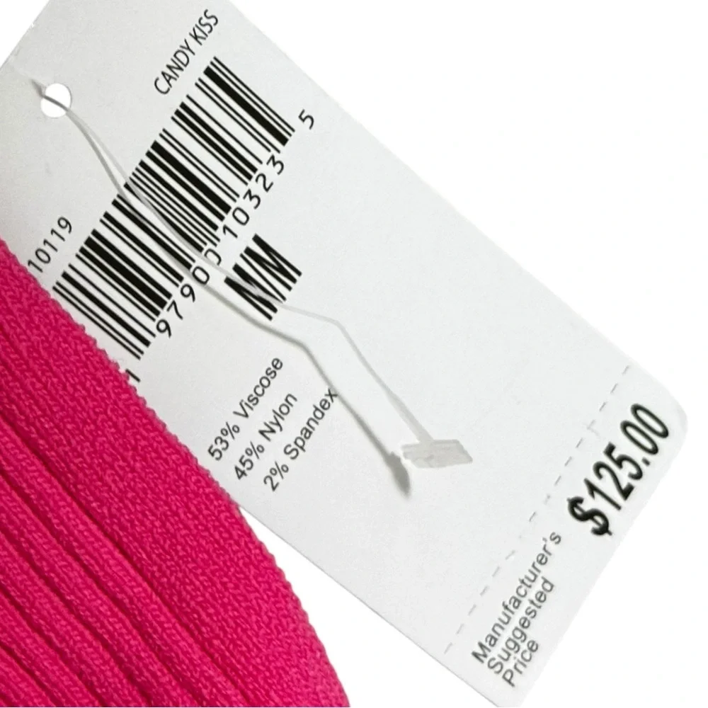 Revolve House Of Harlow 1960‎ NWT pink crop top cross strap shirt sz M - Picture 7 of 10